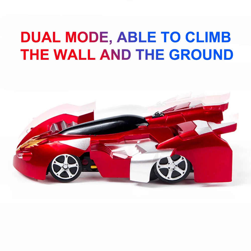 Стена скалолазания Rc автомобиль со светодиодными огнями 360 градусов вращающийся