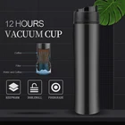 Портативная Френч-пресс для приготовления кофе кружка из нержавеющей стали, оригинальная дорожная Термокружка для кофе сделай сам с вакуумной изоляцией, Шлифовальные наборы для кофе