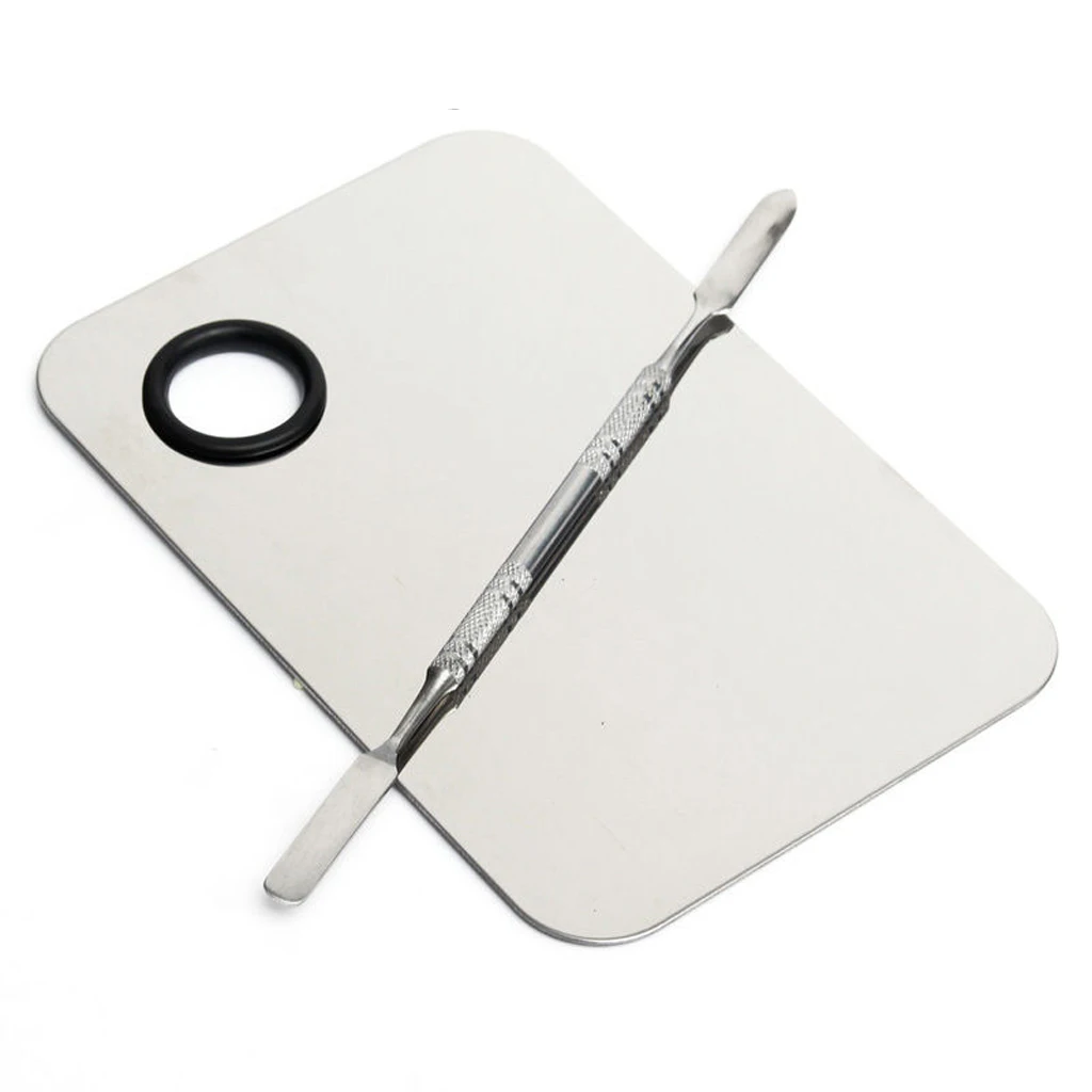 

[Unbranded product] Stainless steel make-up mixing blend pallet
