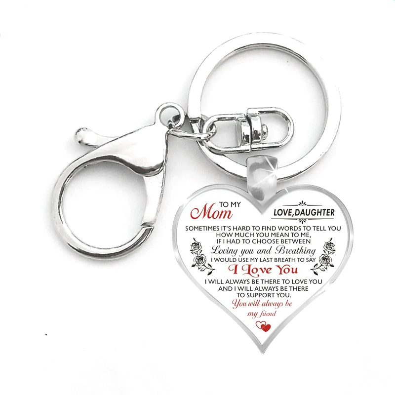 Для того чтобы моя мать и дочь мама брелок в виде сердца любовь украшенная