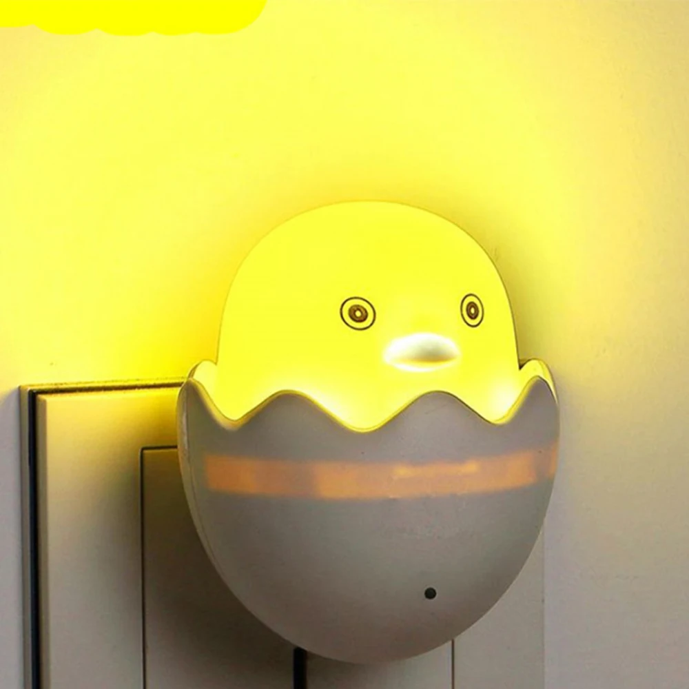 

Beautiful Christmas Eve Holiday Bedroom Decoration Romanticled Light Control Yellow Duck Night Light (European Standard) Boxed