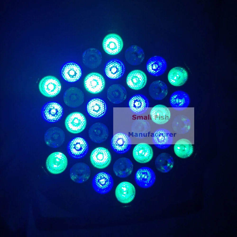 1 шт. 36X 3W плоский светодиодный светильник RGB светодиодный светильник DMX512 сценический светильник ing Luces Discoteca лазерный луч Luz De проектор Lumiere
