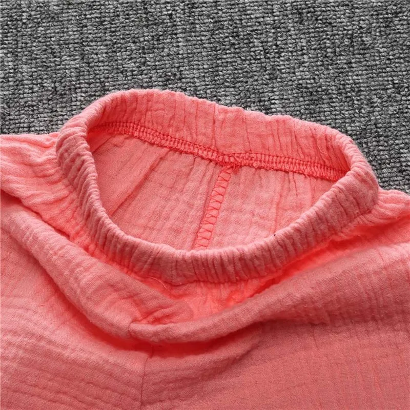 2020 летние брюки для мальчиков и девочек повседневные хлопковые шаровары Детские