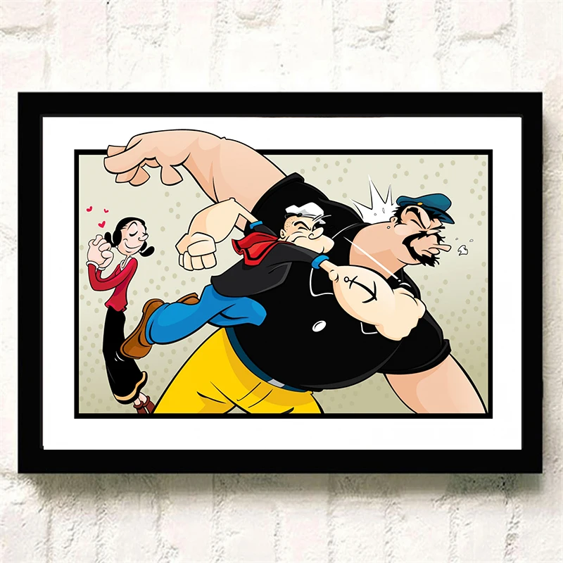 Настенная живопись художественное оформление домашний декор Попей матросский