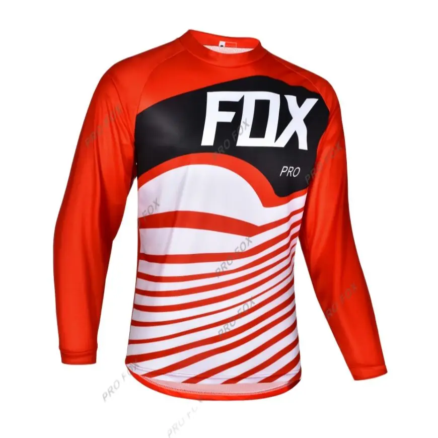 

Summer new Breathable For Men Mountain Bike Long sleeve downhill motorcycle Cycling Jersey