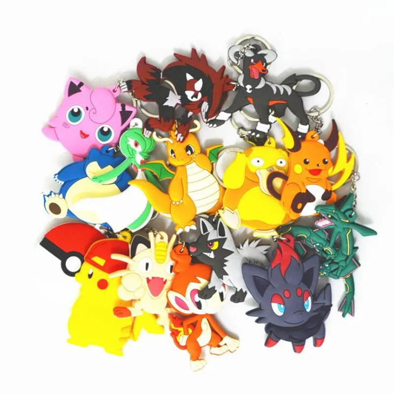 Брелок с покемоном фигурка Пикачу джигглиффи психоделическая утка Charizard Gengar