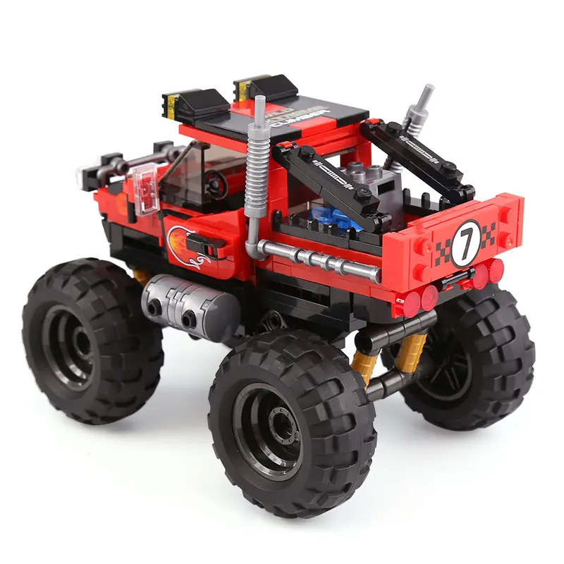 Technic Car Series 03025 супер большой ножной автомобиль набор строительных блоков кирпич