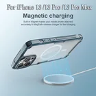 Чехол NILLKIN Nature из ТПУ Pro для iPhone 13 Pro Max, прозрачный мягкий силиконовый Магнитный чехол для телефона iPhone 13 13 Pro, чехол