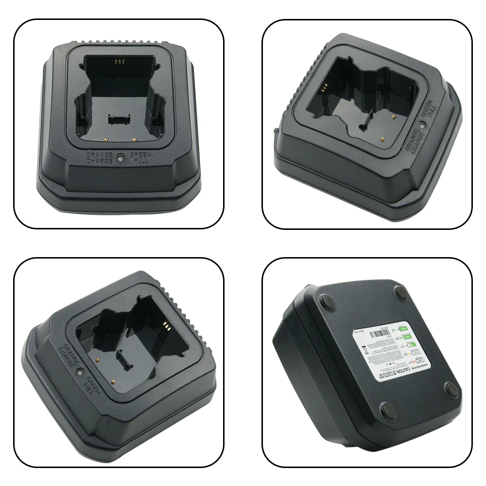 DDesktop Quick Charger Base Set for Walkie Talkie STP8000 STP9000 Sepura Series Ham Radio RF Transceiver Charger
