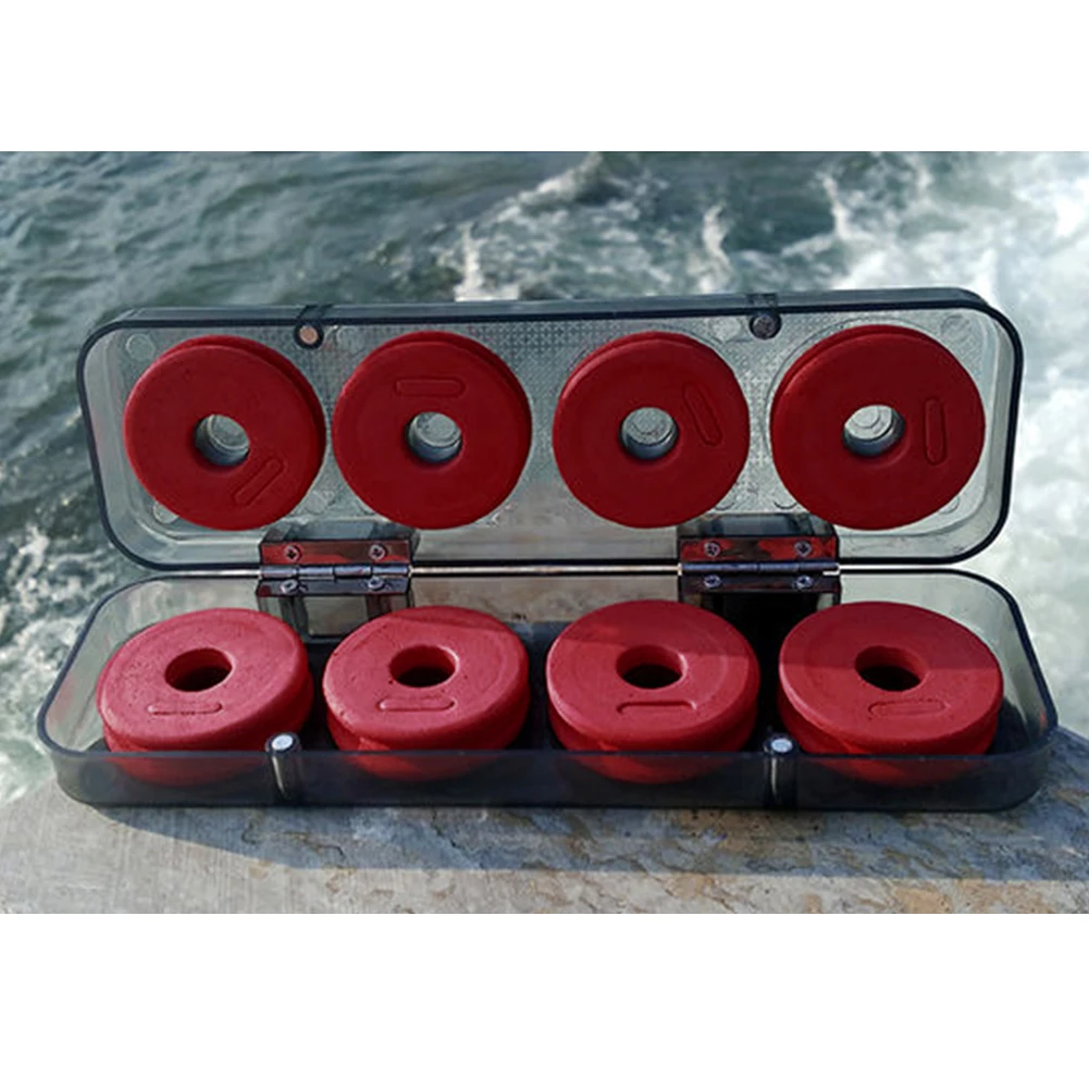 

Wire Shaft Tackle Tool Round Durable Foam With Box Practical Winding Board Accessories Portable Fishing Line Spool