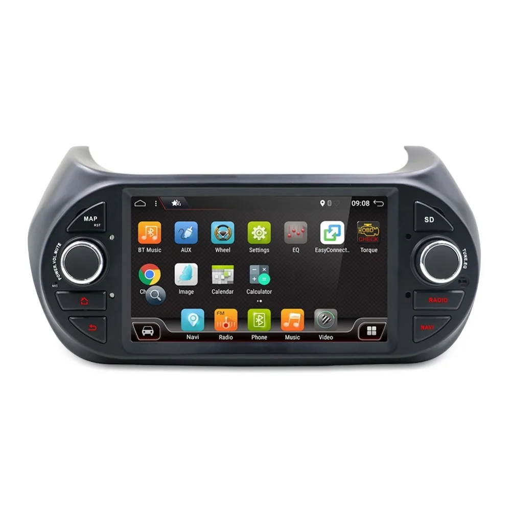 Автомобильный мультимедийный плеер IPS Android 10 0 для FIAT Fiorino Qubo Citroen Nemo Peugeot Bipper