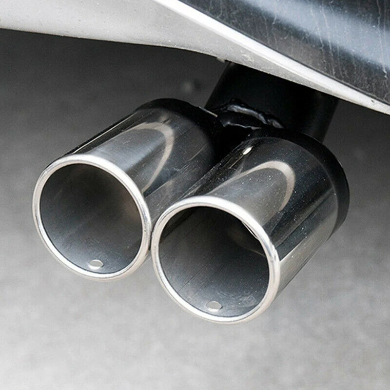 6 м автомобильный двойной выхлопной Хвост Глушитель наконечник трубы гриль