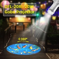 mini gobo logo projector 20w outdoor portable gobo rotation advertising light waterprooof publicidad y mercadeo free shipping