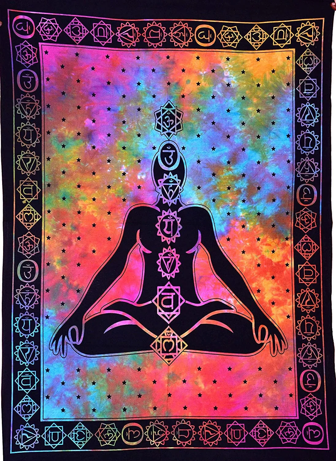 

2022 Hawkalice Psychedelic Tapestry Yoga Meditation Tapestries Trippy Tapestry Hippie Bohemian Tapestry Wall Hanging 39x29 inc