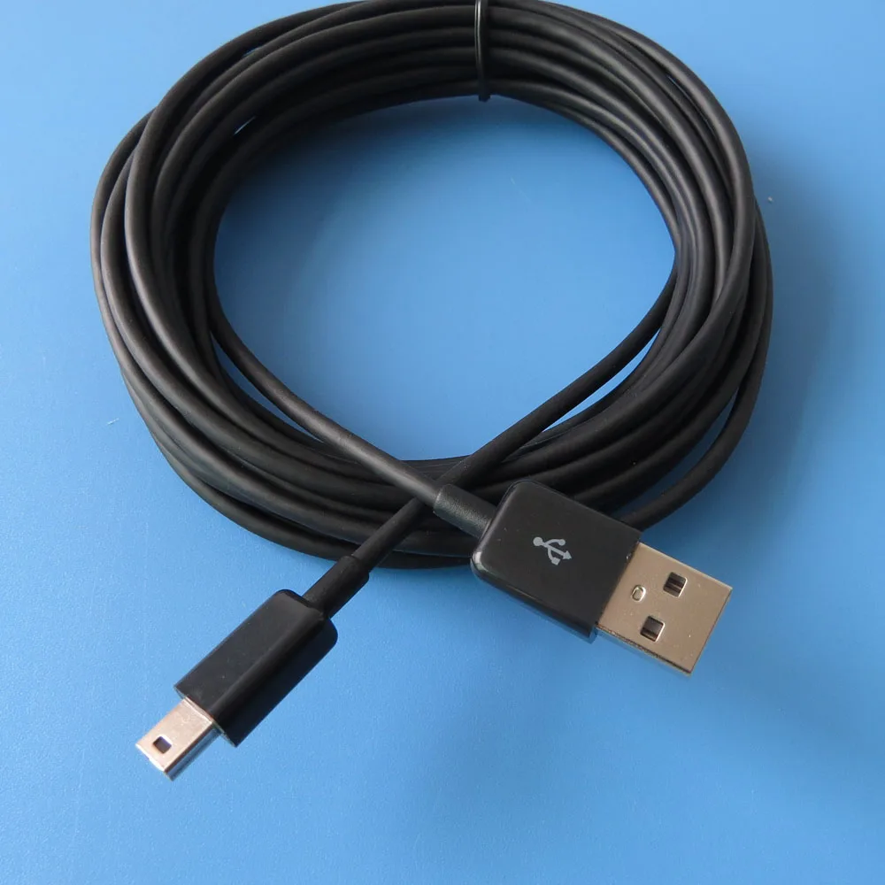 5 метров 16 футов мини USB кабель для синхронизации зарядки Тип A на контактов B Fr