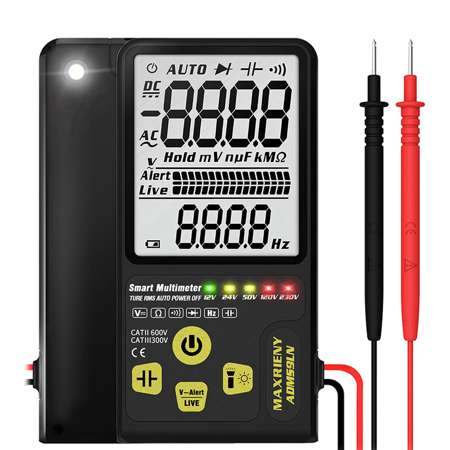 Цифровой мультиметр профессиональный тестер переменного/постоянного
