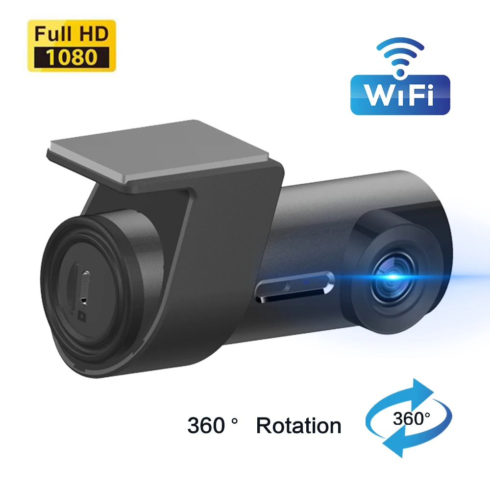 

Car DVR Hidden Dashcam Wifi Full HD 1080P 170 Degree Night Vision G-Sensor Video Recorder Auto Camera Camcorder Registrator