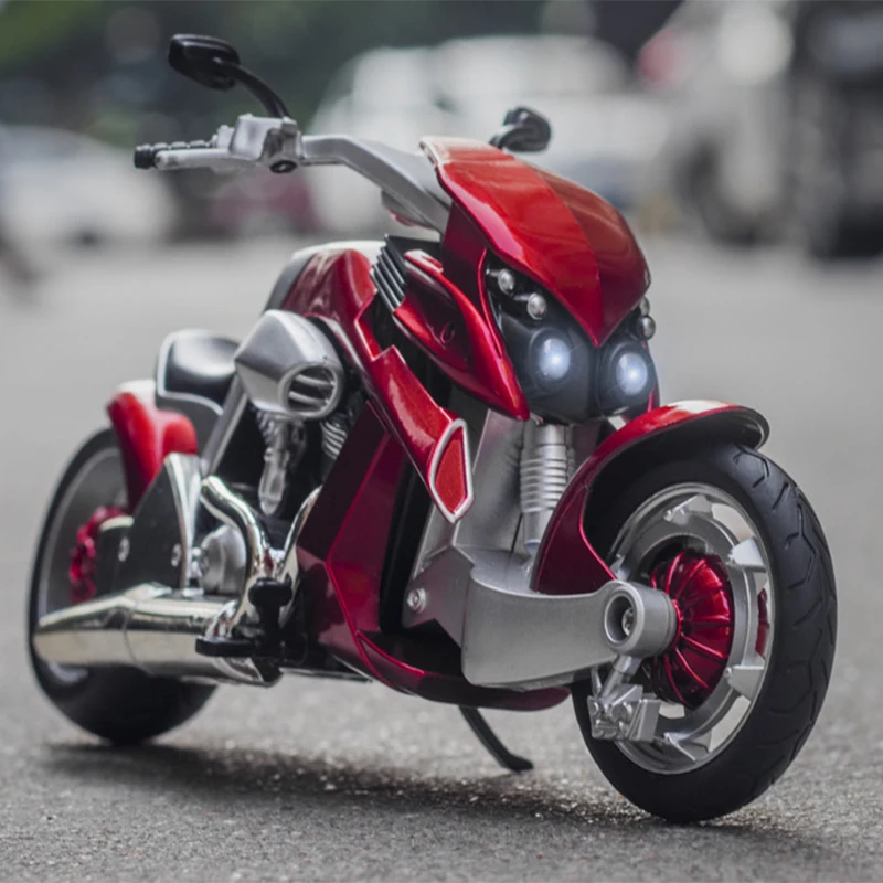 

1:12 Yamahas Motorcycle Alloy Car Sound and Light Model Miniature Toy Metal Motorcycles Simulation Collection Gifts Toys Boys