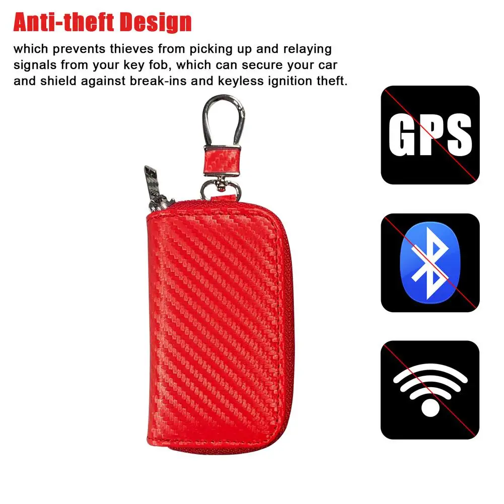 Signal Shielding Protector Bag Hielded Zipper Bags High Quality PU Key Anti-Theft Case Pouch Hot | Автомобили и мотоциклы