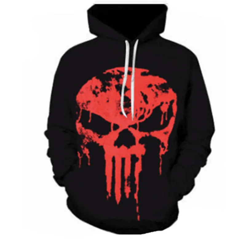 

Fashion Hoodies Men Printed Sweatshirts Long Sleeve Casual Hooded Hoody Outerwear Black Hoodie Coat Jackets Streetwear