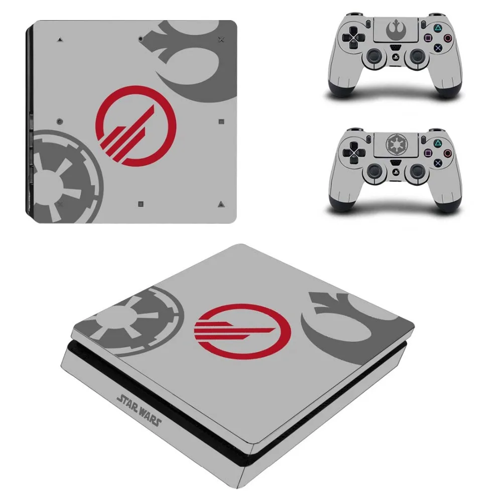 Star Wars полное покрытие лицевые панели PS4 тонкая кожа Виниловая наклейка, стикер для консоли Playstation 4 и контроллеров PS4 тонкий стикер кожи
