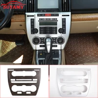 central control air conditioner volume panel decorative frame for land rover freelander 2 2007 2015 car interior accessories
