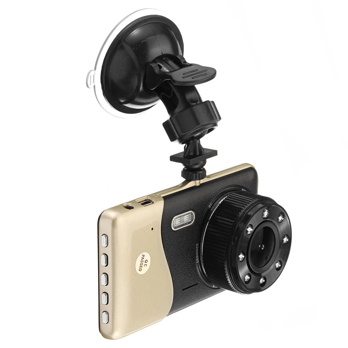4 дюйма Двойной объектив Камера HD 1080P автомобиль DVR видеорегистратор Регистраторы G-Сенсор видео Регистраторы HD Камера Двойной объектив