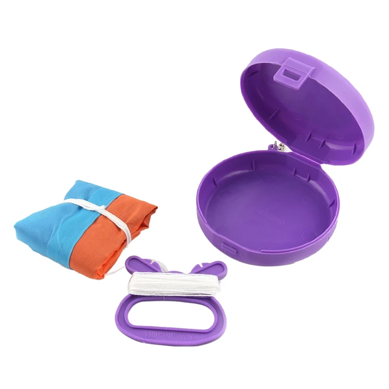 

Folding Pocket Flying Kite Kid Toy With Storage Case Outdoor Sport Children Gift