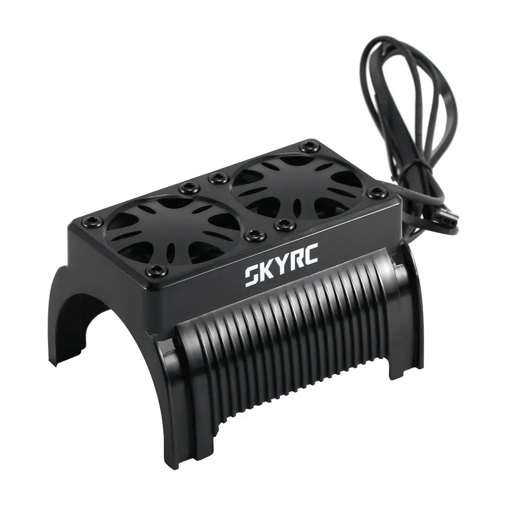 

SKYRC 55 мм двойной вентилятор 5 в бесщеточный двигатель кулер охлаждение с корпусом 1/5 RC двигатель Traxxas X-Maxx охлаждающая крышка двигателя