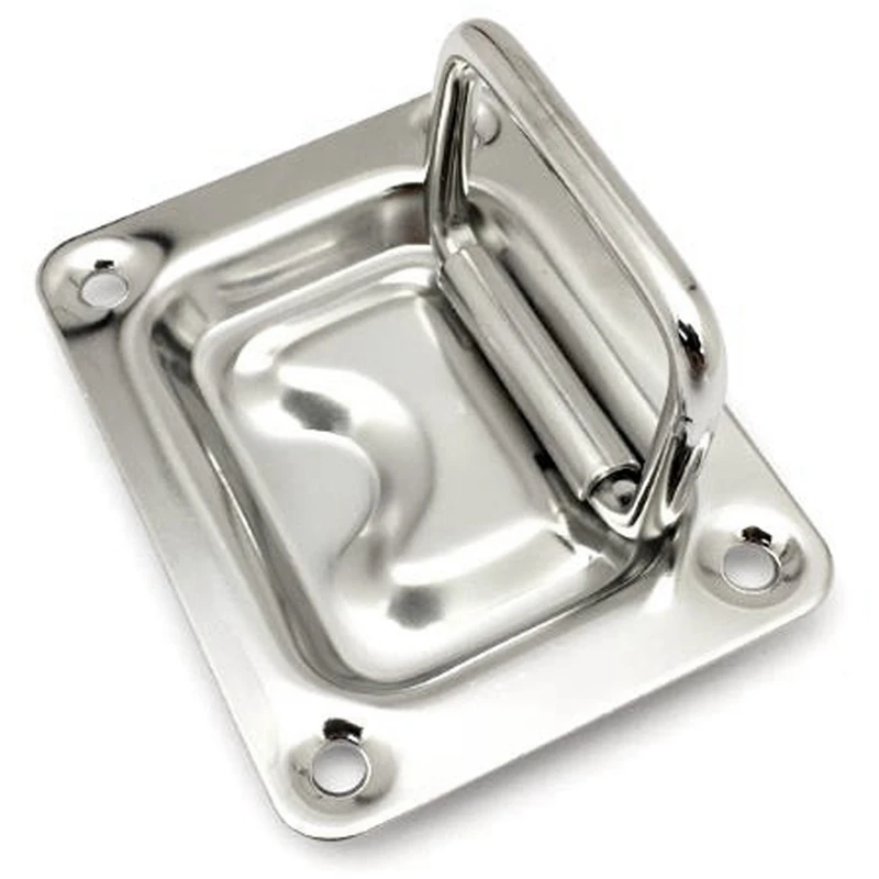 

Boat Flush Hatch Locker Cabinet Lift Pull Handle 304 Stainless Steel for Marine Yacht RV Camper Boat Accessories Marine