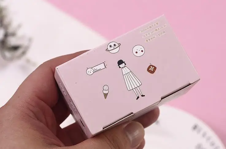 4 шт./упак. Kawaii танцор девушки неделю план васи клейкая лента DIY Скрапбукинг наклейка этикетка маскировки ленты школьные канцелярские принадлежности