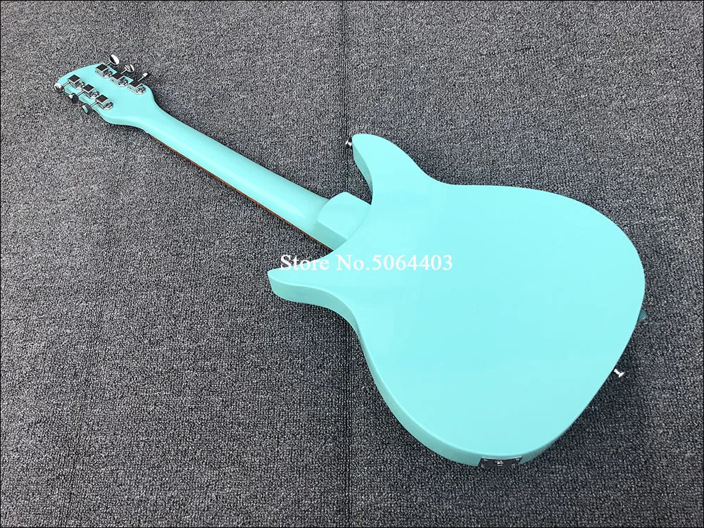 Высококачественная электрогитара 325 пустая гитара F яркий гриф зеленая краска 3