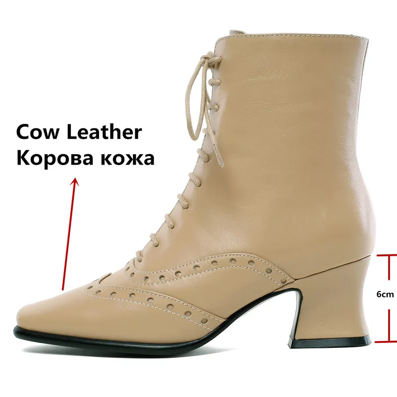 FEDONAS/женские ботильоны с перекрестной шнуровкой сезон осень-зима винтажная