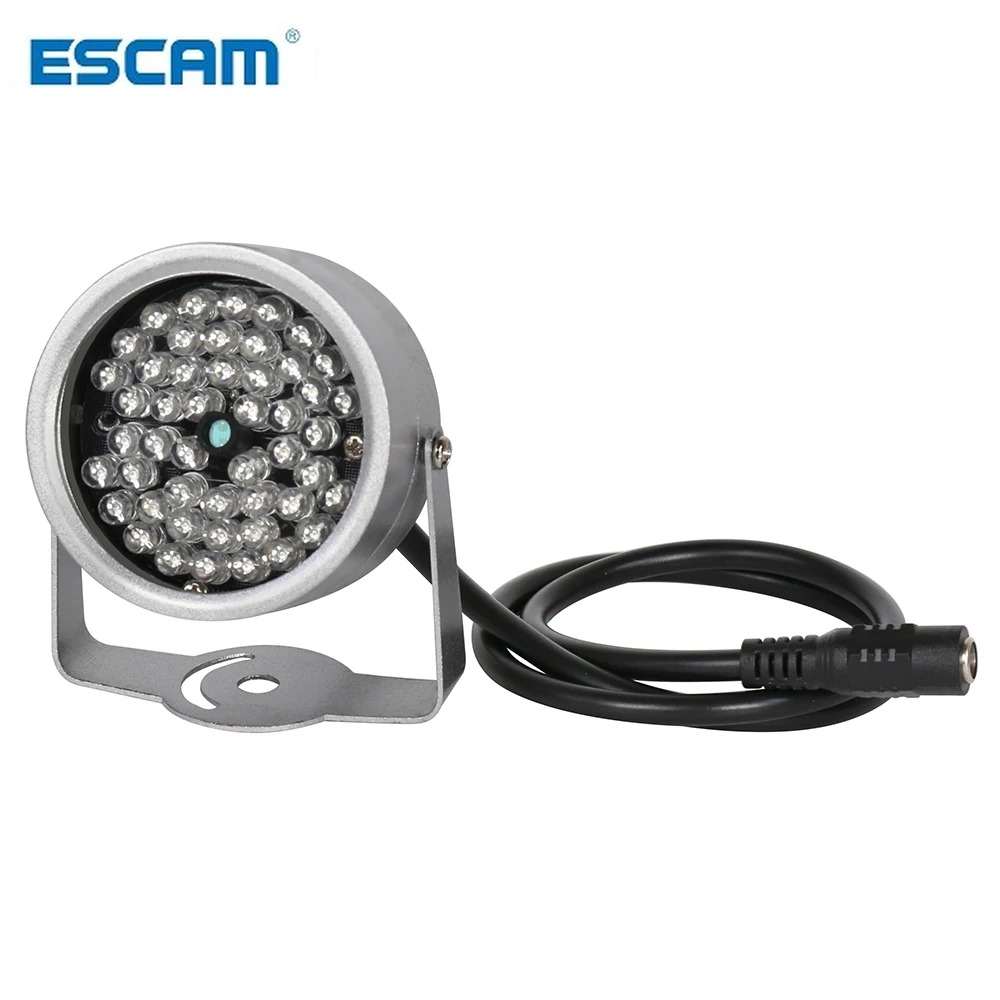 ESCAM CCTV LEDS 48IR illuminator Light IR Infrared Night Vision metal waterproof Fill For Surveillance camera | Безопасность и