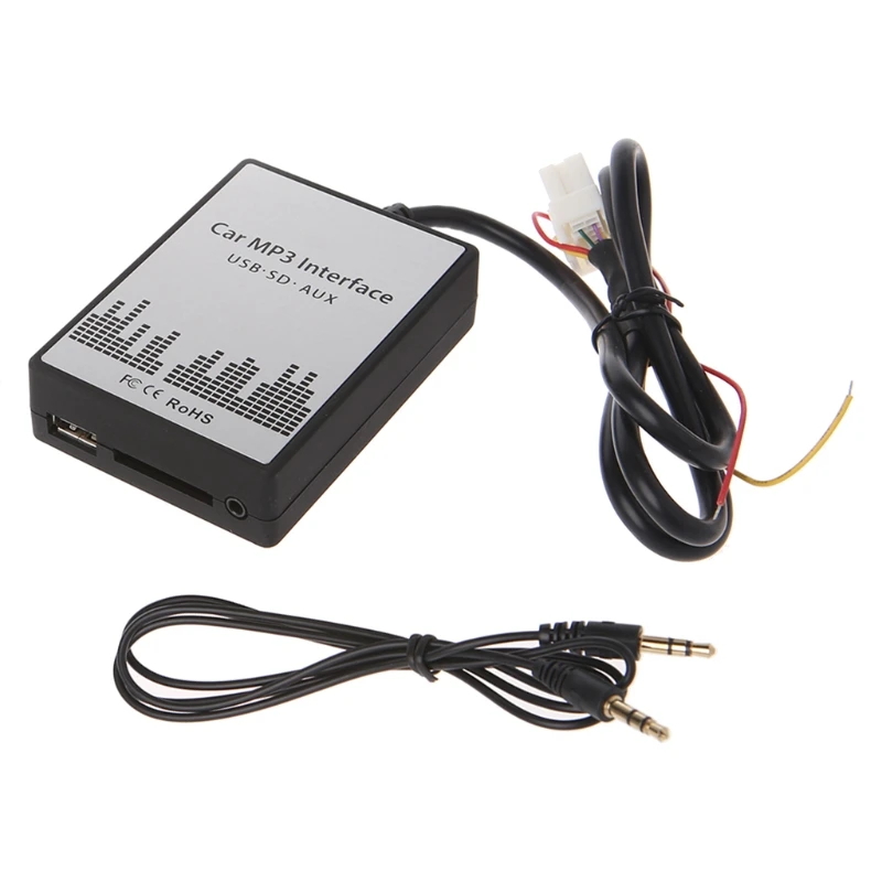 USB SD AUX Автомобильный MP3 музыкальный плеер CD Changer Adapte для Nissan Almera Maxima Teana|Кабели