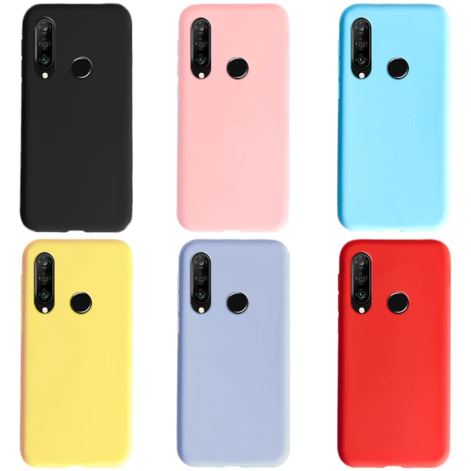 Мягкий силиконовый чехол карамельных цветов для Huawei P30 Lite телефона 6 15 дюйма