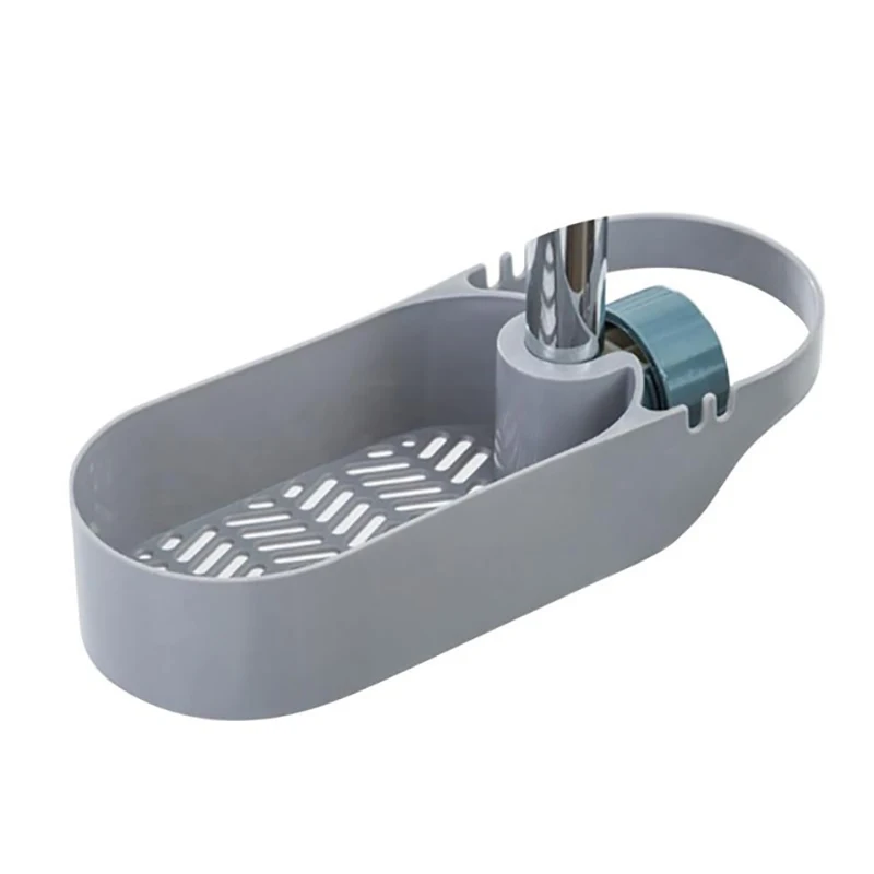 

Kitchen Sink Shelf Sponge Drain Rack Cleaning Cloth Storage Holder Soap Storage Organizer Utensils Bathroom Kitchen Accessories