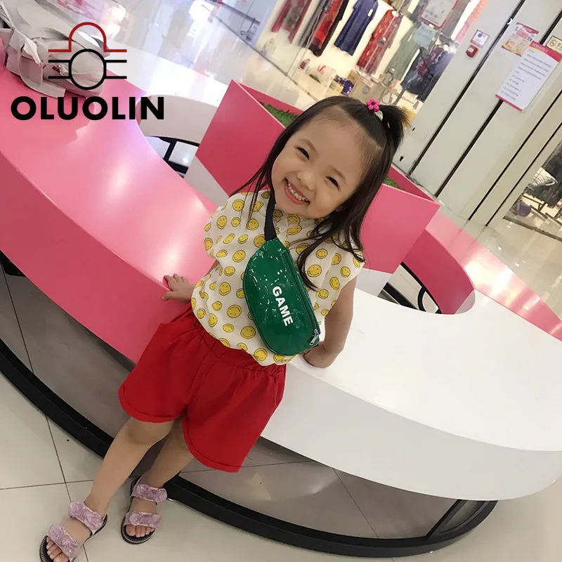 Детская сумка для бега кошелек с надписью мессенджер мальчиков и девочек