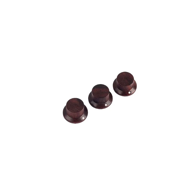 

3Pcs Rose Wood Volume Tone Control Knob for Electric Guitar Replacement Parts
