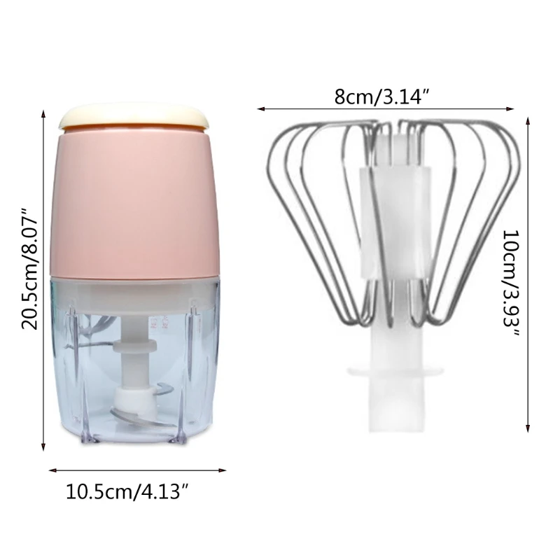 

200W Electric Mini Meat Grinder Chopper with Sharp Blades Multifunctional Vegetable Processor Baby Food Maker