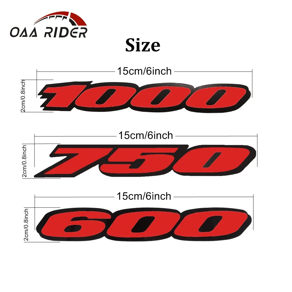 Красная Светоотражающая наклейка для Suzuki GSXR 600 750 1000 CBR600 CBR1000 обтекатель задний