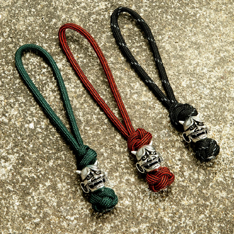 Брелок для ключей в японском стиле мужчин и женщин нож с подвеской на веревке