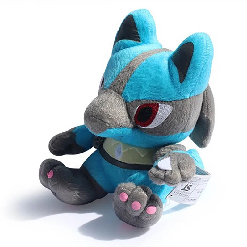 32 см 5 цветов Lucario плюшевые игрушки куклы хлопок милый Мега Lucario X& Y мягкие плюшевые игрушки для детей