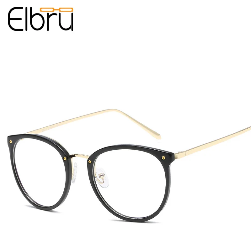 Elbru, Ретро стиль, круглые очки, фирменный дизайн, для женщин, очки, модные, мужские, цветочные, оправа для глаз, очки