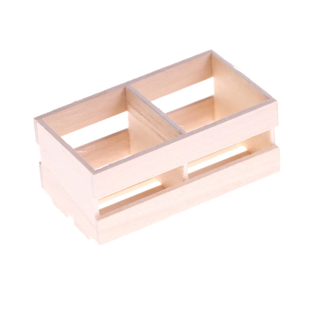 Аксессуары 1:12 куклы для кукольного домика деревянная коробка Дома кухни