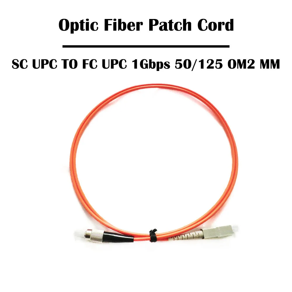 10 шт./лот 1 0 метров SC в FC UPC/APC оптоволоконный Соединительный шнур перемычка кабель