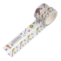 10pcslot g1265 15mmx5m magic washi tape flower masking tape decorative adhesive tape sticker scrapbooking diary stationery