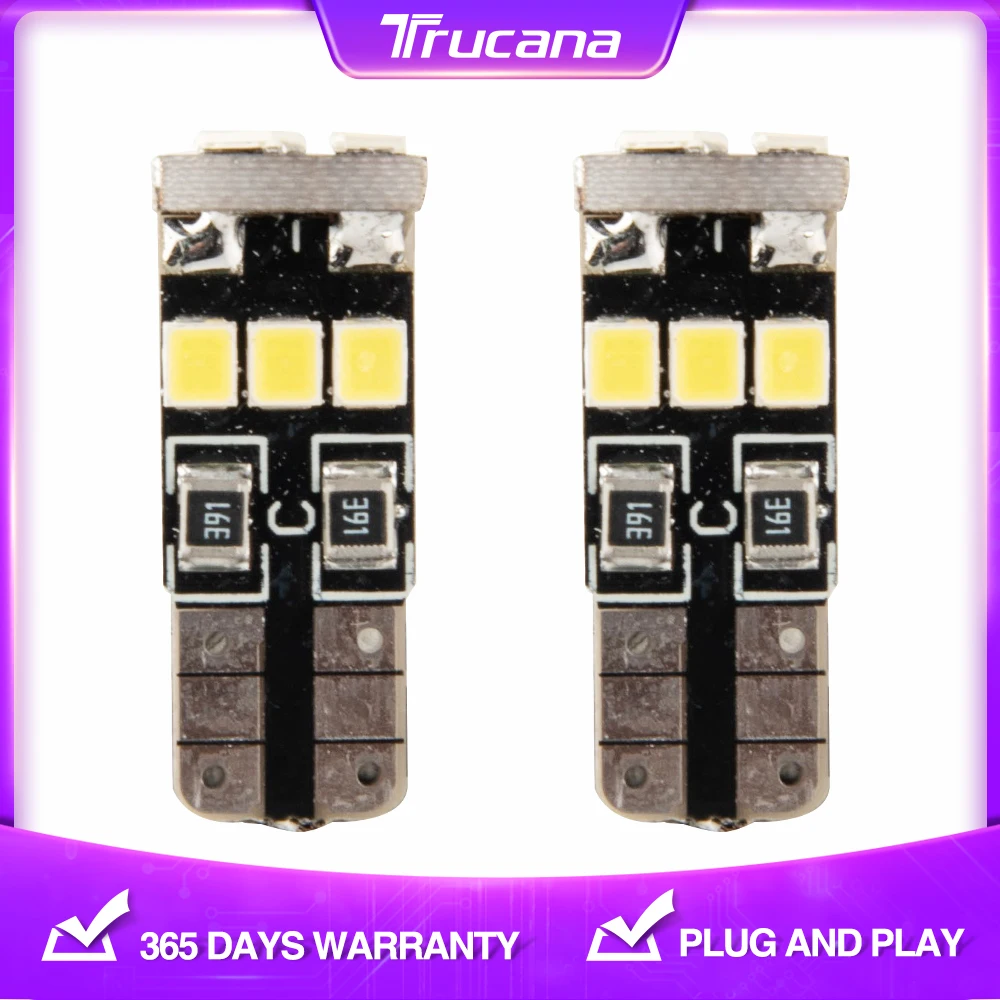 

Светодиодная лампа Canbus 194 168 12 В, 2 шт., T10 W5W