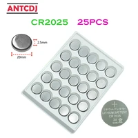 25pcs cr2025 antcdj 150mah 2025 battery dl2025 kcr2025 br2025 2025l12 ee6226 lithium coin cells button batteries for watch toy