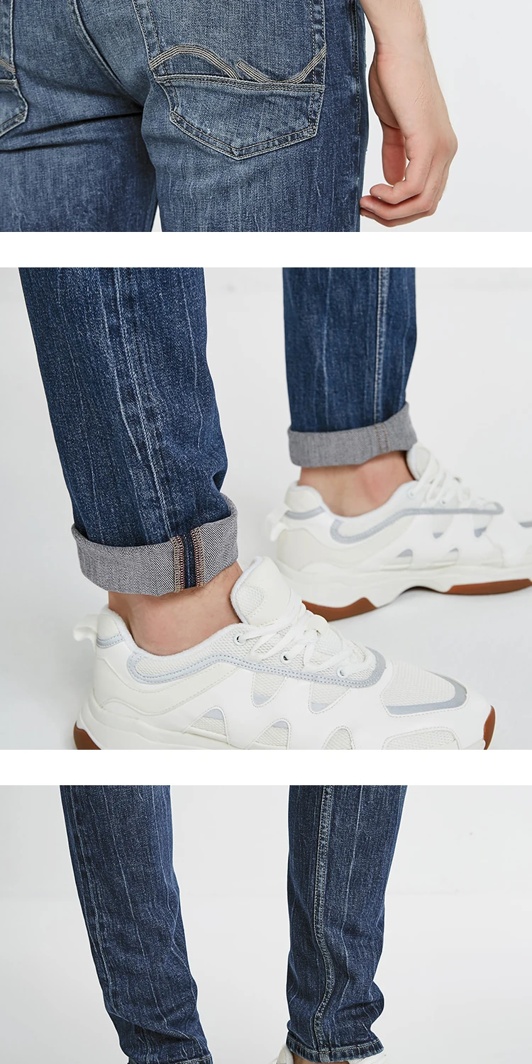 JackJones зимние мужские модные трендовые повседневные джинсы 218432515